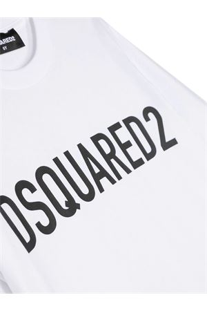 White cotton tshirt  DSQUARED KIDS | DQ1770D0A4CDQ100